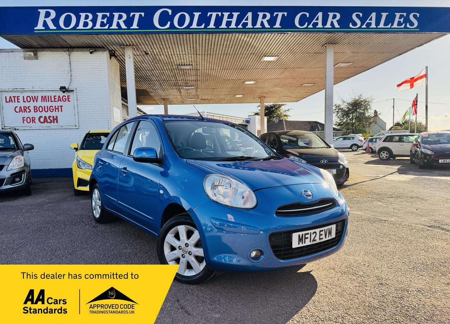 Nissan Micra 1.2 12V Acenta Hatchback 5dr Petrol CVT Euro 5 (80 ps)