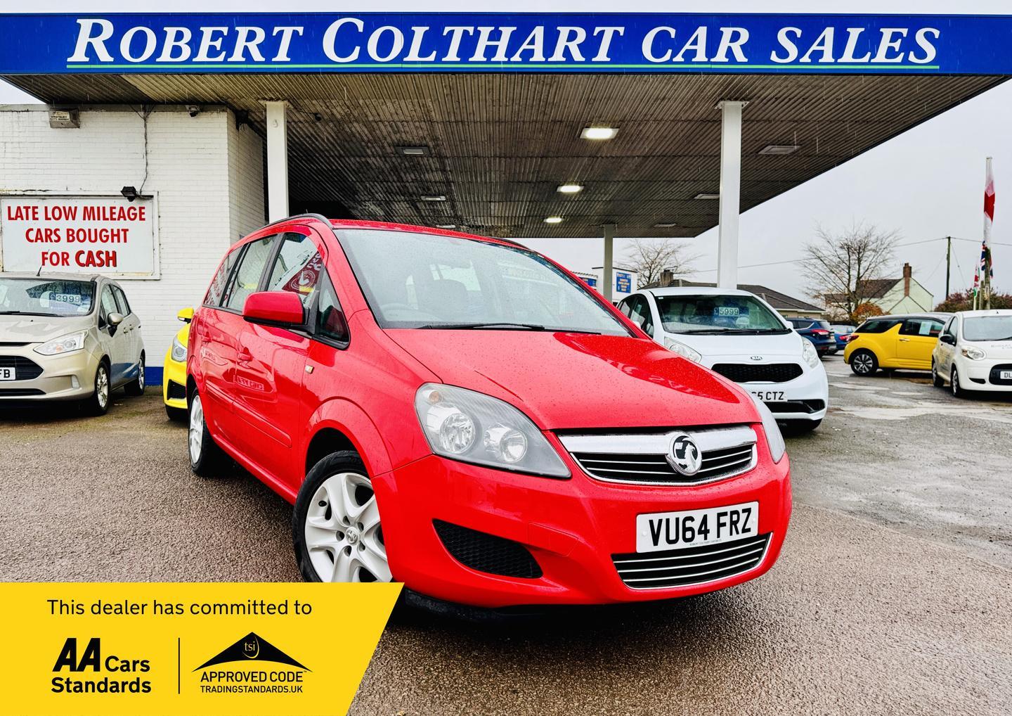 Vauxhall Zafira 1.8 16V Exclusiv MPV 5dr Petrol Manual Euro 5 (120 ps)