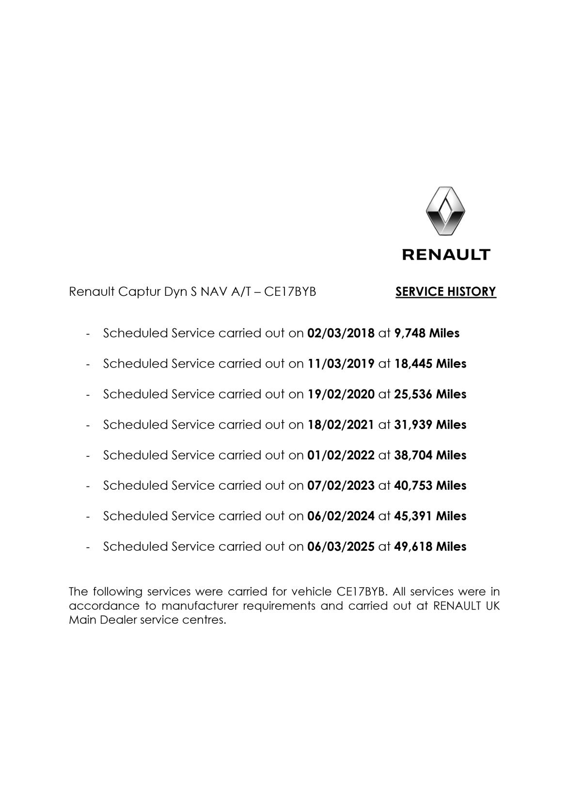 Renault Captur 1.5 dCi ENERGY Dynamique S Nav SUV 5dr Diesel Auto Euro 6 (s/s) (90 ps)